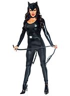 Catwoman, ชุดแต่งกายแบบแคทสูท, เว็ทลุค, หาง, รอยเย็บ
